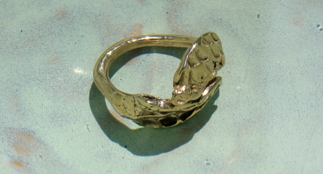 bronze angle ring